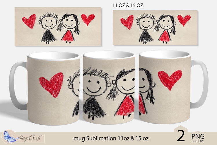 LOVE mug wrap Sublimation|LOVE mug 11oz 15oz| valentines day