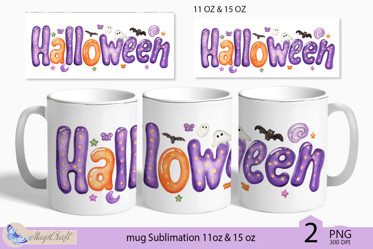 Ghost Mug Wrap Sublimation|Halloween print|31 october poison