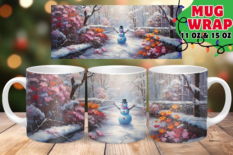 Christmas Snowman Clipart Image 10