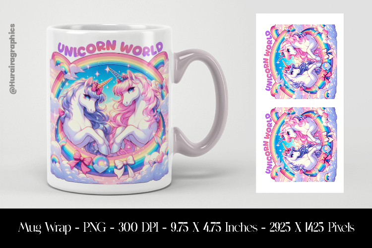 Cute Unicorn Clipart Image 15