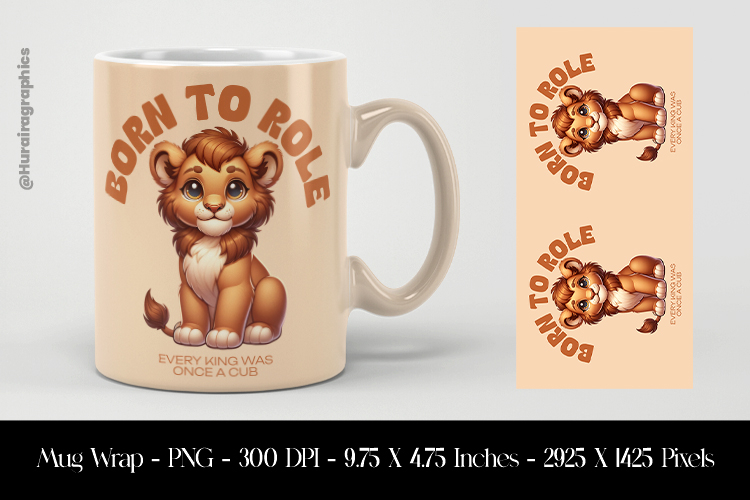Cute Lion Clipart Image 7