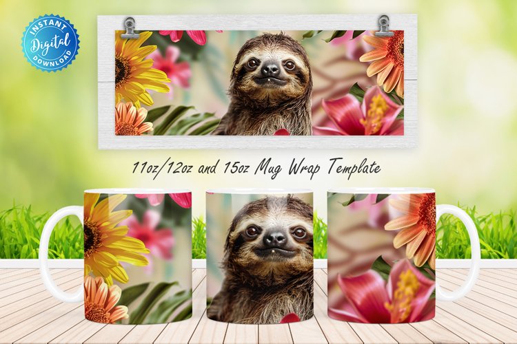 Sloth Clipart Image 2
