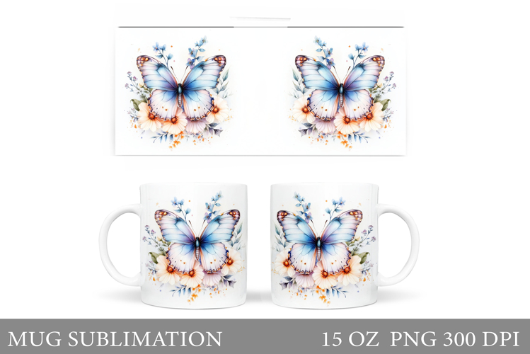 Watercolor Butterfly Clipart Image 15