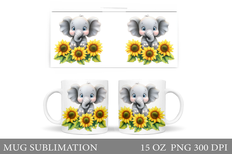 Cute Elephant Clipart Image 24