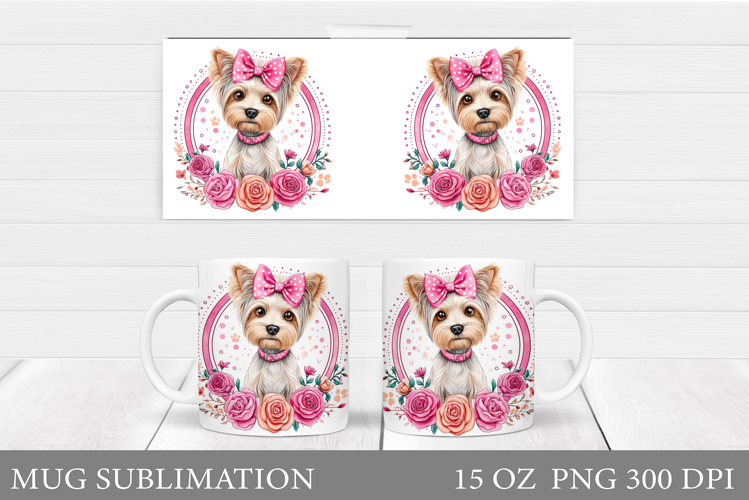 Cute Dog Mug Sublimation. Cute Dog Sublimation