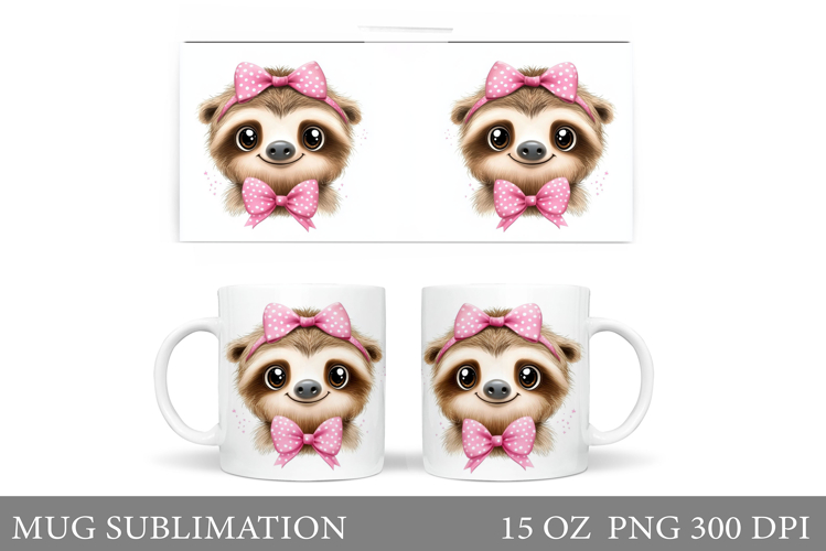 Cute Sloth Clipart Image 10