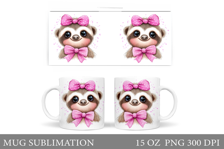 Cute Sloth Clipart Image 11