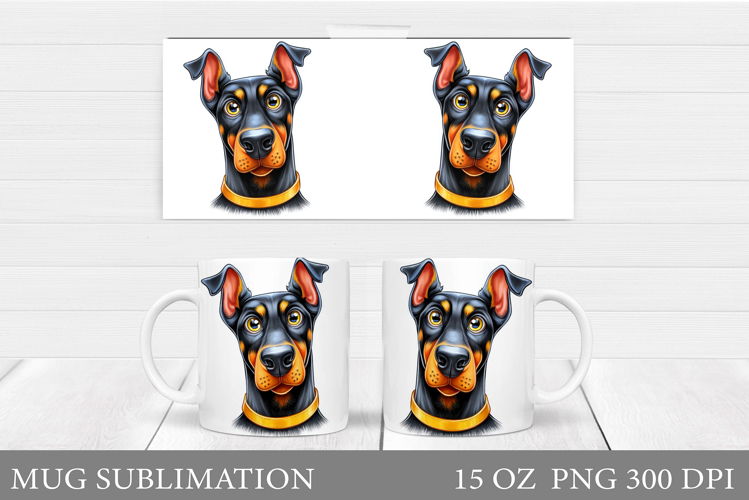 Cute Dog Mug Sublimation. Cute Dog Sublimation