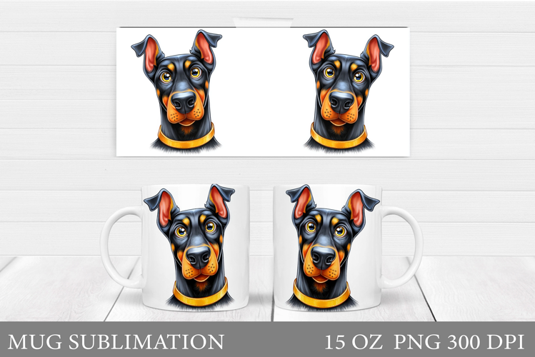 Cute Dog Mug Sublimation. Cute Dog Sublimation