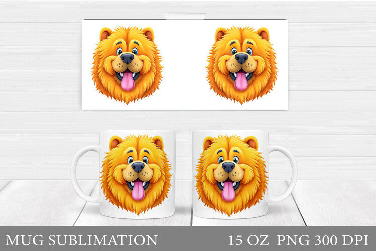 Cute Dog Mug Sublimation. Funny Dog Sublimation example image 1