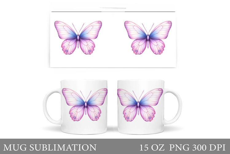 Pink Butterfly Clipart Image 4