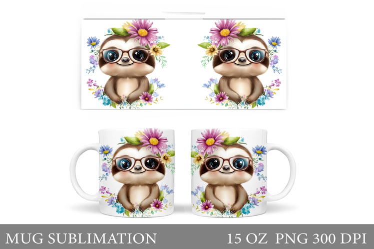 Cute Sloth Clipart Image 5