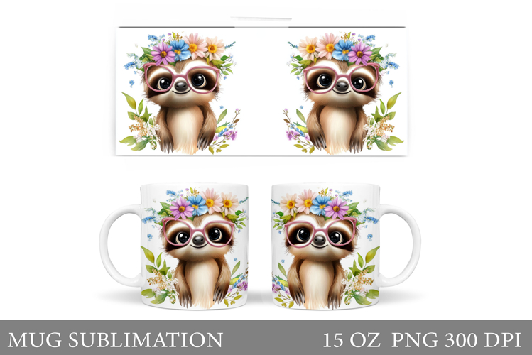 Cute Sloth Clipart Image 4