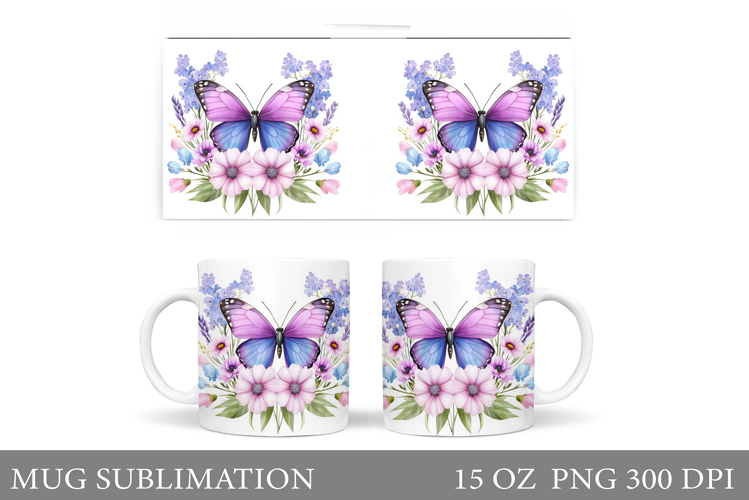 Watercolor Butterfly Clipart Image 13
