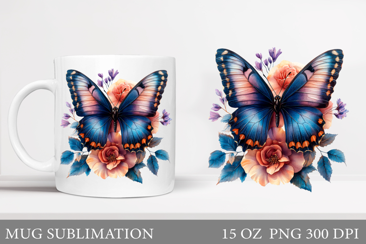 Watercolor Butterfly Clipart Image 5