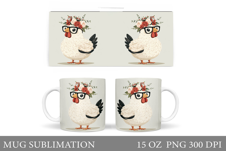 Cute Chicken Clipart Image 8
