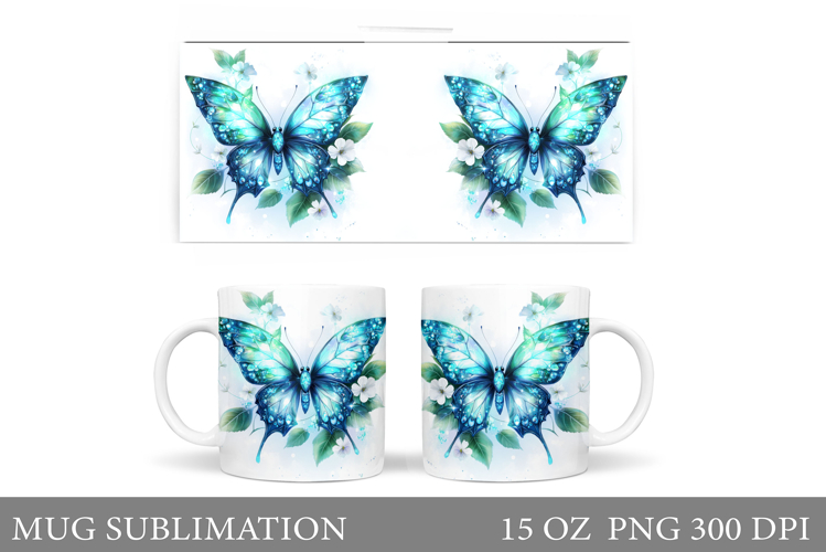 Watercolor Butterfly Clipart Image 11