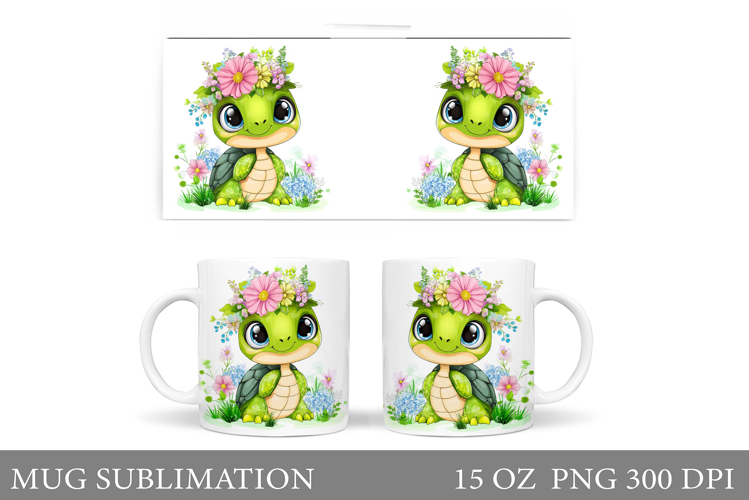 Cute Turtle Clipart Image 7