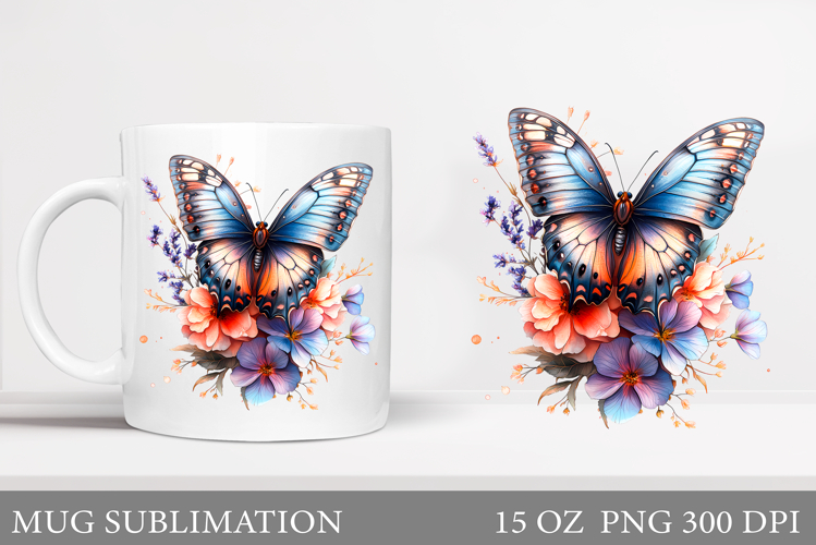 Watercolor Butterfly Clipart