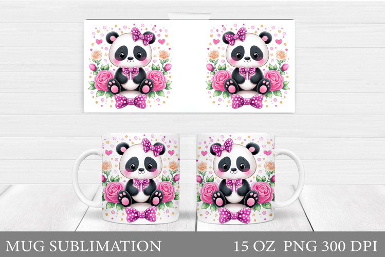 Cute Panda Clipart Image 13