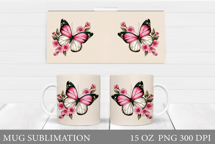 Pink Butterfly Clipart Image 20