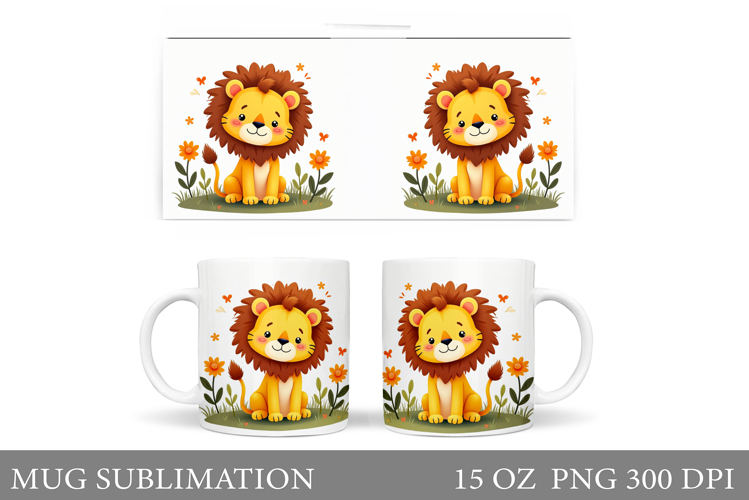 Cute Lion Clipart Image 13