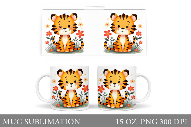 Cute Tiger Clipart Image 3
