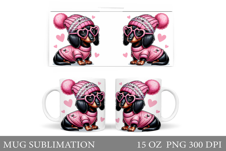 Cute Dog Mug Sublimation. Cute Dog Sublimation