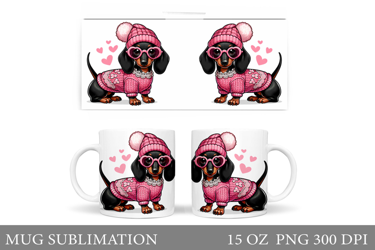 Cute Dog Mug Sublimation. Cute Dog Sublimation