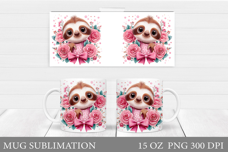 Cute Sloth Clipart Image 10