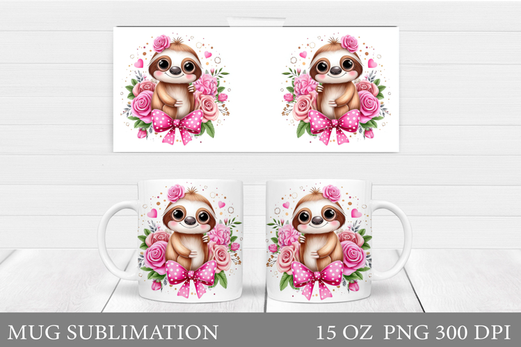 Cute Sloth Clipart Image 16
