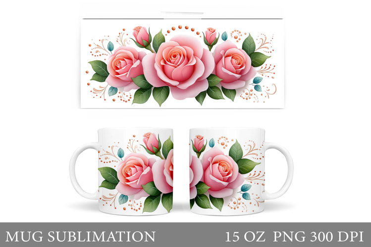 Pink Flowers Clipart Image 4