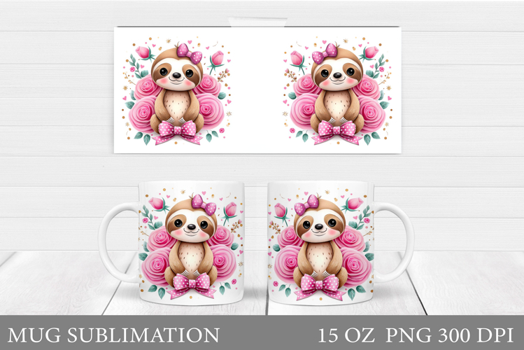 Cute Sloth Clipart Image 9