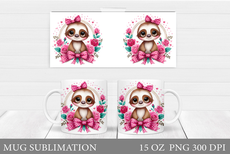 Cute Sloth Clipart Image 11