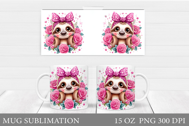 Cute Sloth Clipart Image 15
