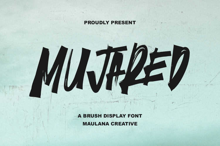 Mujared Brush Font