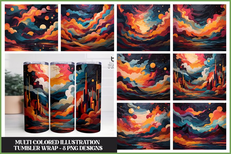 20 Oz Sublimation Tumbler Wrap Image 3
