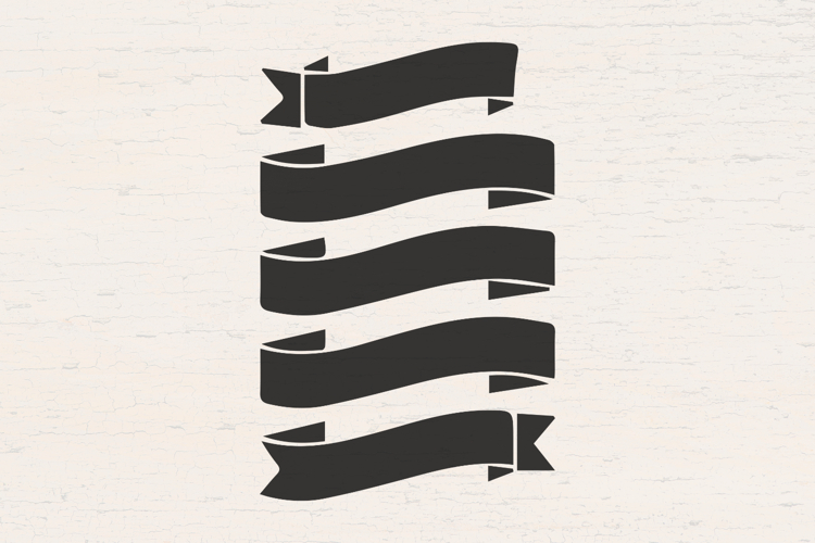 Multiple Scroll Ribbon SVG