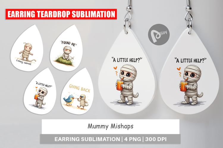 Mummy Mishaps Earring