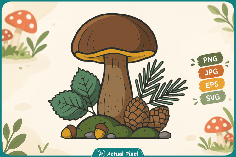 Wild Mushroom Clipart