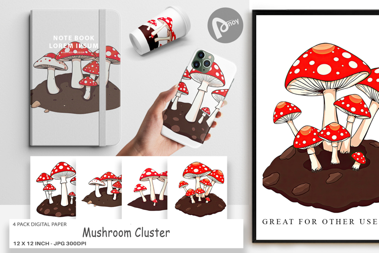 Mushrooms Clipart Image 18