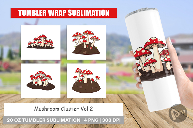 Mushrooms Clipart Image 3