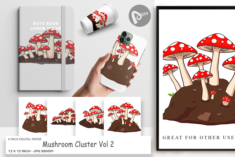 Mushrooms Clipart Image 17