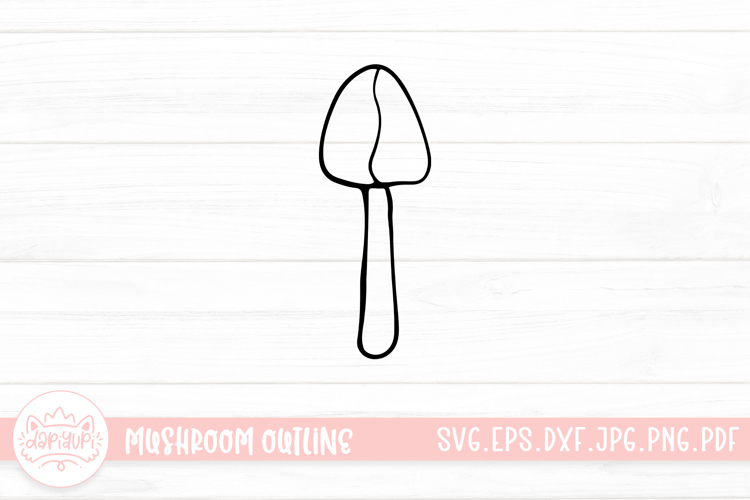 Mushroom Doodle Clipart