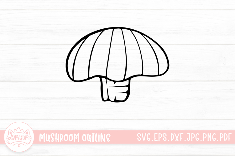 Mushroom Doodle Clipart