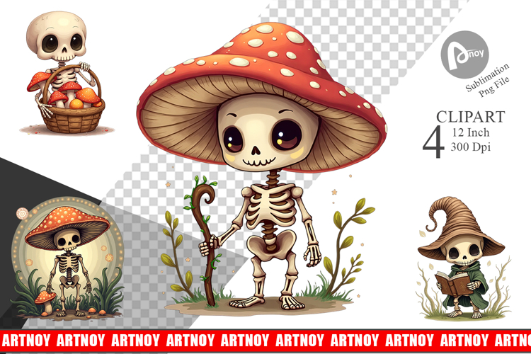 Skeletons Clipart Image 2