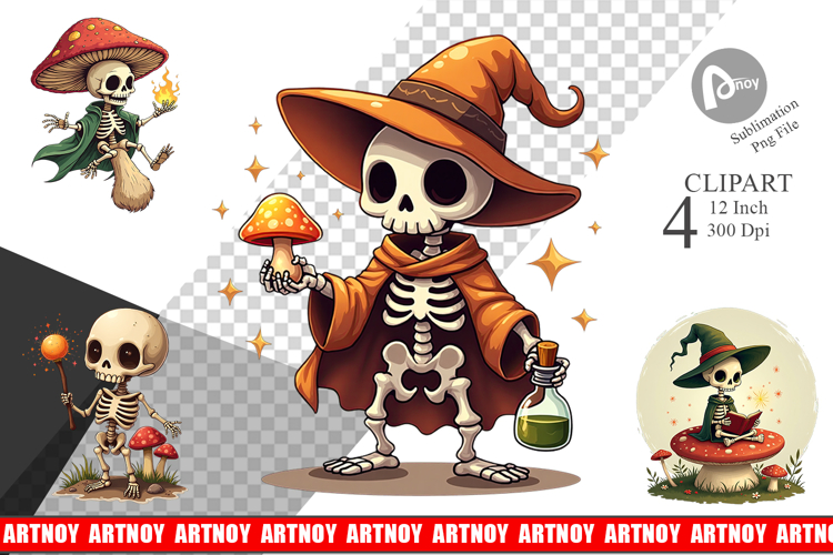 Skeletons Clipart Image 23