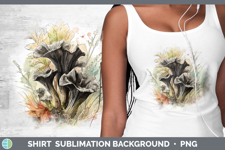 GorgeousMushroom Sketch Shirt design.