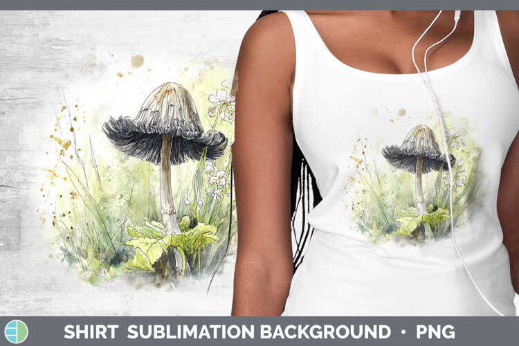GorgeousMushroom Sketch Shirt design.
