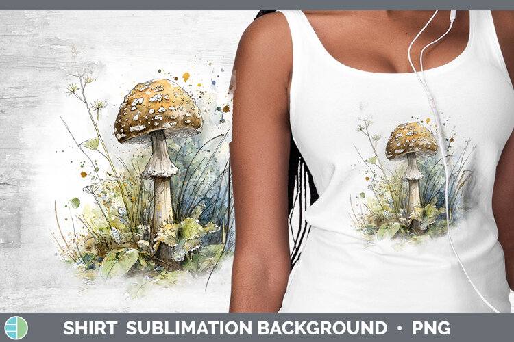 GorgeousMushroom Sketch Shirt design.